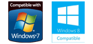 Designed For Windows 7 and windows 8.
